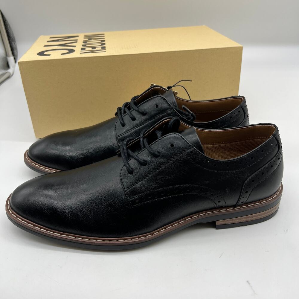 Madden NYC Men's Anthony Oxford Shoes Lace-up Black Size 8